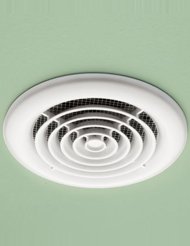 HIB Cyclone Wet Room Inline White Extractor Fan - Image