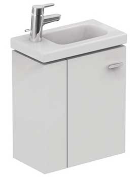 Twyford 3D Washbasin And Plum Vanity Unit 1 Drawer 600mm | 3D4711WH