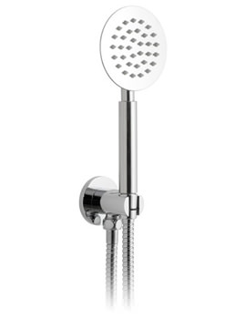 Aquablade Mini Chrome Round Shower Kit With Integral Outlet