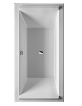 Duravit Starck 1800 x 800mm White Rectangular Bath - 700338000000000 - Image