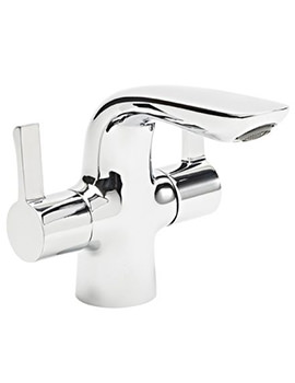Revive Chrome Basin Mixer Tap With Click Waste