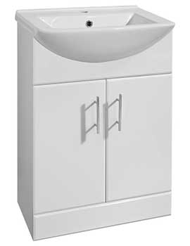 Tavistock Kobe 700mm White Floorstanding Unit And Basin | K70FW K70C