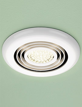 HIB Turbo Warm White LED Illuminated Inline Fan - Image
