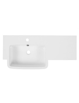 Courier Isocast White Gloss Basin