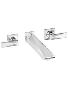 Heritage Hemsby Chrome Wall Mounted Bath Filler Tap - Image