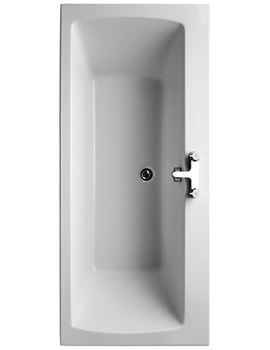 Tempo Arc 1700 x 750mm White Idealform Double Ended Bath