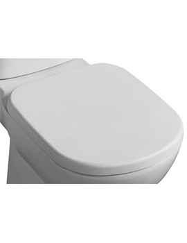 Tempo White WC Toilet Seat And Cover
