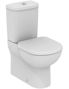 Ideal Standard Tempo White Close Coupled Back-To-Wall Short Projection WC Pan - Image