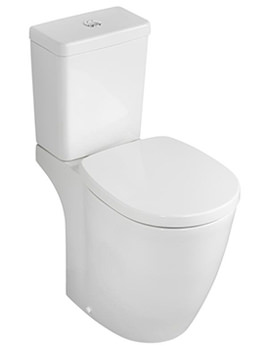 Concept Freedom White Raised Height Close Coupled WC Pan 655mm