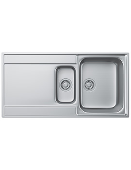 Franke Maris Slim-Top MRX 251 Stainless Steel 1.5 Bowl Kitchen Inset Sink - Image