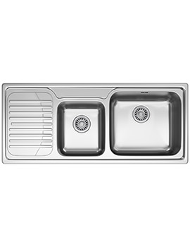 Galassia GAX 621 1.5 Bowl Stainless Steel Kitchen Inset Sink