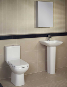 RAK Origin 62 4-Piece White Bathroom Suite - Image