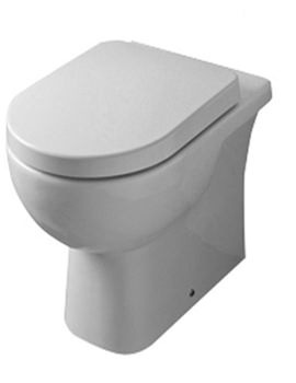 Essential Lily White Back To Wall Pan Only - Image