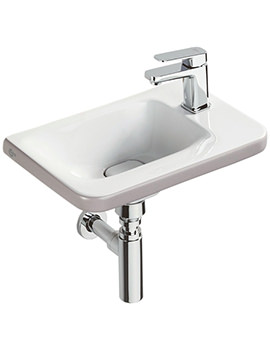 Twyford Barbican 510 x 405mm Handrinse Basin | WB1812WH