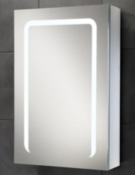HIB Stratus 50 LED Demisting Aluminium Mirror Cabinet 500 x 700mm - Image