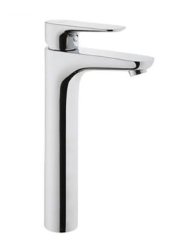 VitrA X-Line Chrome Tall Basin Mixer Tap Without Waste - Image