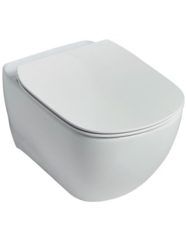 Ideal Standard Tesi Aquablade Wall Hung WC Pan 535mm - Image