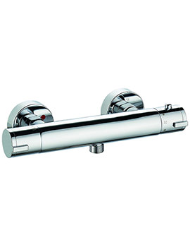 Arco Chorme Exposed Thermostatic Bar Shower Valve