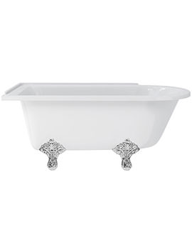 Hampton 1500 x 750mm White Freestanding Bath