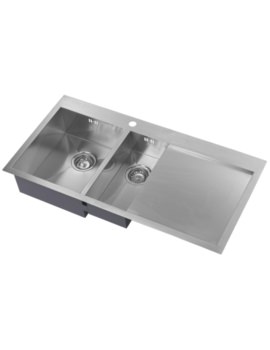 1810 Company Zenduo 6 I-F BBL 1.5 Bowl Kitchen Sink With Right Hand Drainer - Image