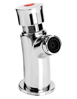 Bristan Commercial Chrome Finish Single Soft Touch Timed Flow Tap - Image