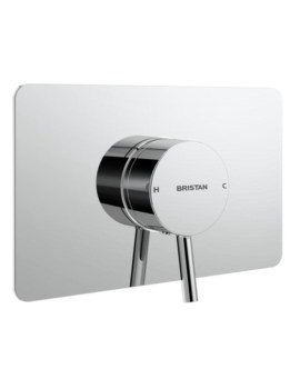 Bristan Prism Thermostatic Recessed Single Control Chrome Shower Valve - Image