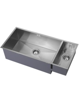 1810 Company Zenduo 700-180U BBL Deep 1.5 Bowl Satin Kitchen Sink - Image