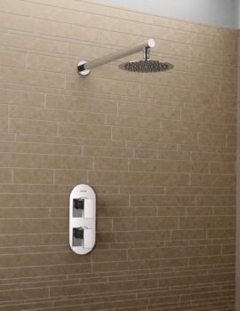 Sail Recessed Dual Control Chrome Shower Pack