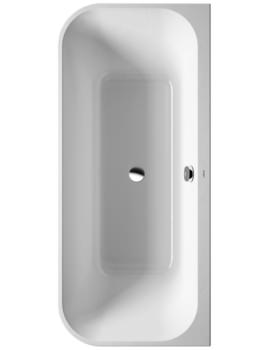 Duravit Happy D2 Back-To-Wall 1800 x 800mm Bath With Panel And Frame - Image