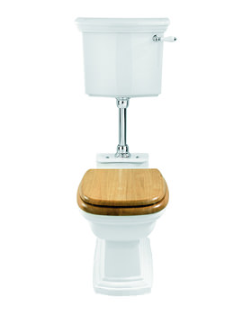 Imperial Radcliffe Close Coupled White WC Pan And Low Level Cistern - Image