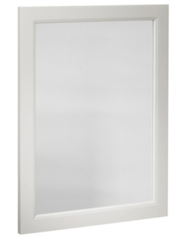 Hampton 570 x 800mm Mirror With Frame Chalk White