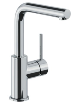 Tanto Chrome Finish Basin Mixer Tap With Side Lever