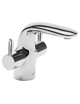 Verse Basin Mixer Tap Chrome With Click Waste