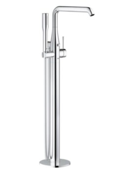 Grohe Essence New Single Lever Floor Standing Chrome Bath Shower Mixer Tap - Image