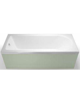 Britton Cleargreen Reuse 1800mm x 750mm Single Ended White Bath - Image
