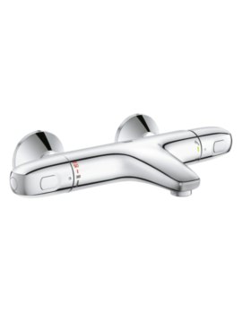 Grohe Grohtherm 1000 New Thermostatic Chrome Bath Shower Mixer Tap - Image