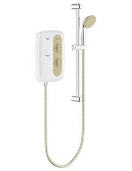 Grohe New Tempesta 100 Pressure Stabilized Natural Sandstone Electric Shower 9.5kW - Image