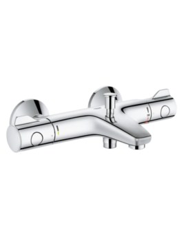 Grohe Grohtherm 800 Thermostatic Chrome Bath Shower Mixer Tap - Image