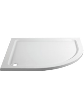 April Offset 1000 x 800mm Left Hand Quadrant Shower Tray - Image