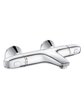 Grohe Grohtherm 1000 Half Inch Chrome Thermostatic Bath Shower Mixer Tap - Image