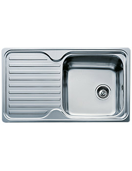 Teka Classic 1B 1D 86 40 Stainless Steel Inset Sink - Image