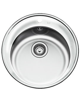 Teka Centroval 45 Stainless Steel 1.0 Bowl Round Inset Sink - Image