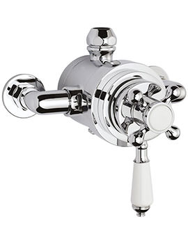 Victorian Chrome Thermostatic Exposed Shower Valve