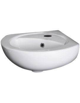 Nuie Brisbane 318 x 318mm Corner Wall Hung Basin - Image