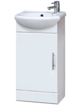 Nuie Sienna 420mm Floor Standing Cabinet And Basin - Image