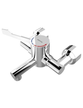Commercial Wall Mounted Chrome Basin Mixer Tap