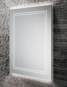 HIB Outline 50 Portrait LED Ambient Mirror 500 x 700mm - Image