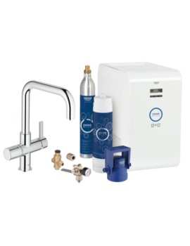 Grohe Blue Professional Kitchen Sink Mixer Tap With Starter Kit - Image