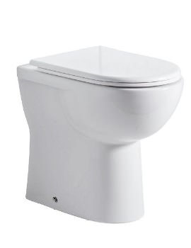 Micra White Comfort Height Back To Wall WC With Soft Close Seat