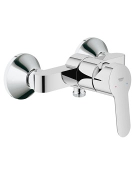 Bauedge Wall Mounted Chrome Single Lever Shower Mixer Valve
